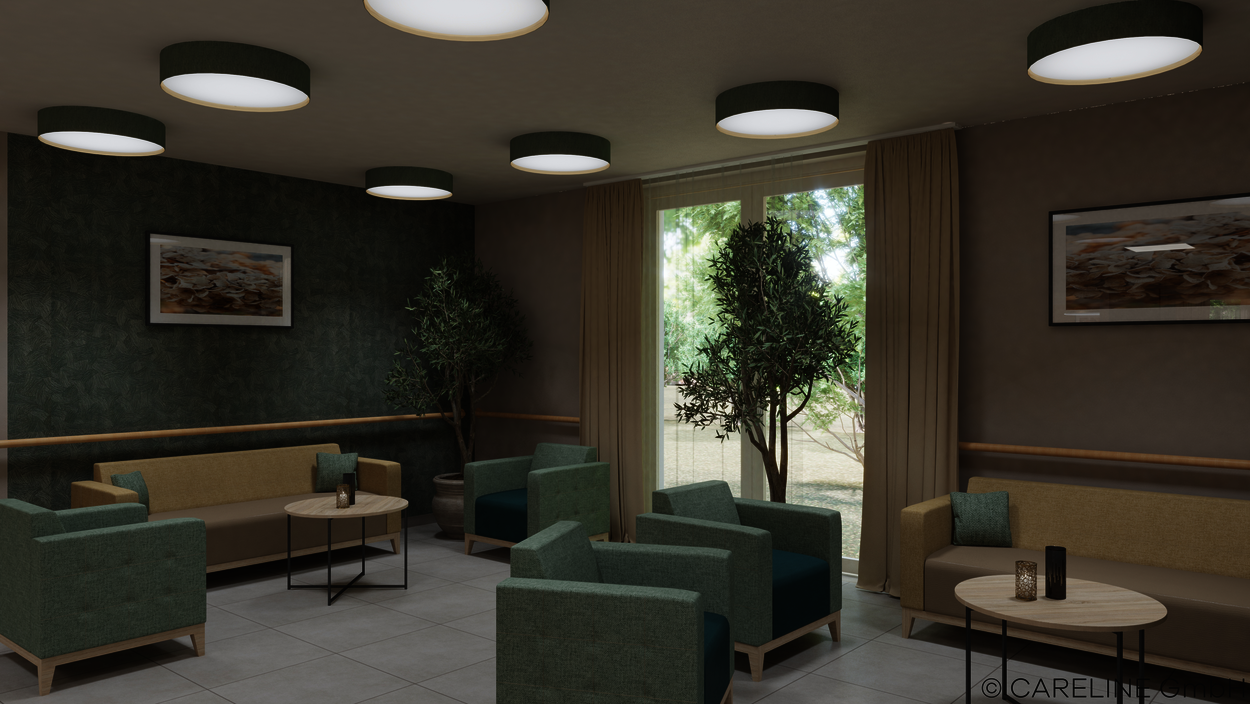 Neubau Eingang/Cafe