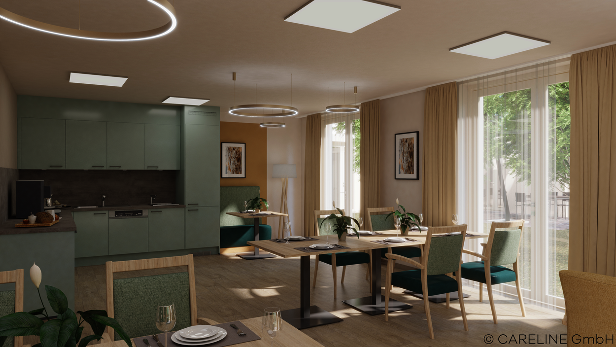 Neubau Eingang/Cafe
